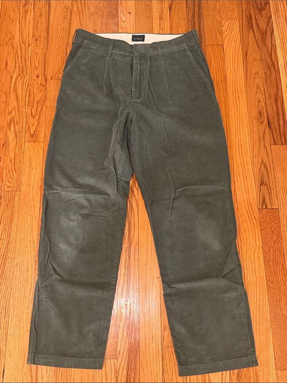 J. Crew Men's Corduroy Pants in Olive 31 x 30